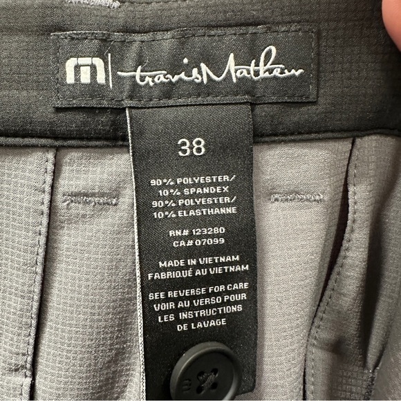 Travis Mathew Right on Time Golf Pure Performance Pants Waist Size 38 - Picture 4 of 8
